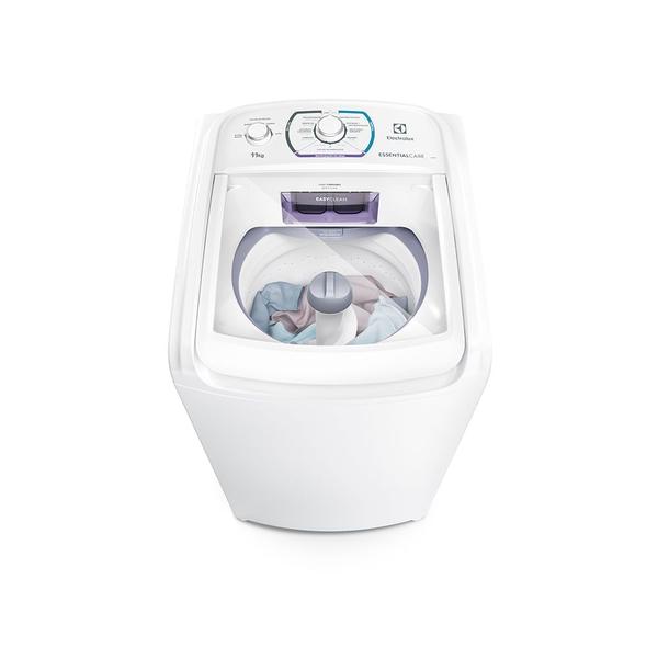 Máquina de Lavar Electrolux 11kg Branca Essential Care com Easy Clean e Filtro Fiapos (LES...
