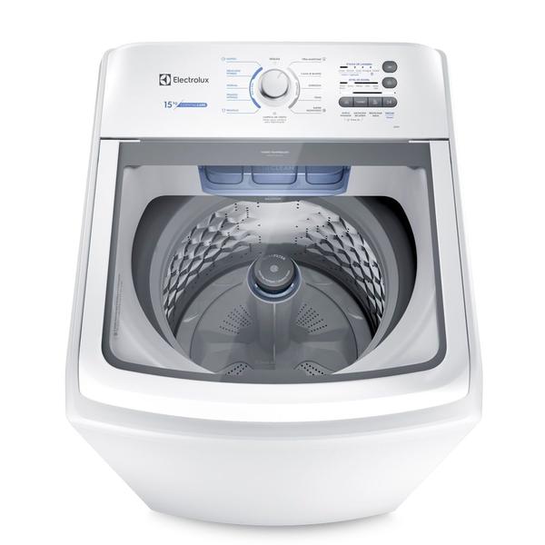 Máquina de Lavar Electrolux 15kg Branca Essential Care com Cesto Inox e Jet&Clean (LED15) Máquina de Lavar Electrolux 15kg Branca Essential Care com Cesto Inox e Jet&Clean (LED15)