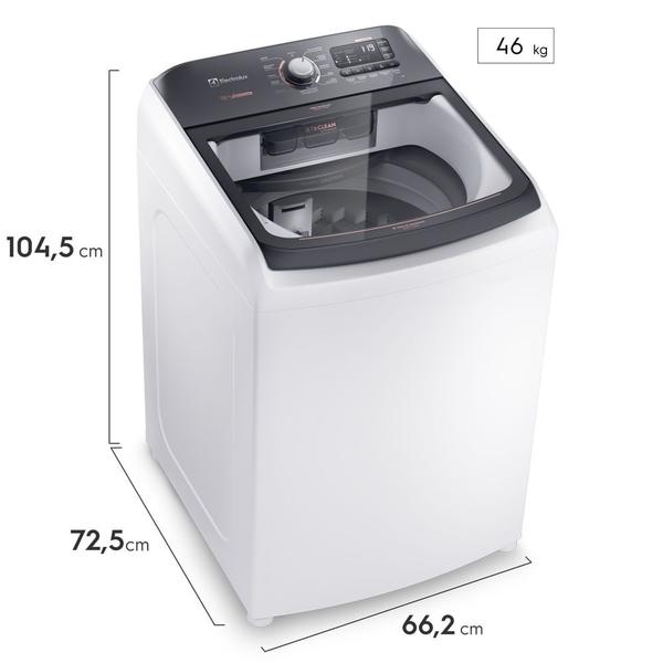 Imagem de Máquina de Lavar Electrolux 18kg Branca Premium Care com Cesto Inox e Sem Agitador (LEI18)