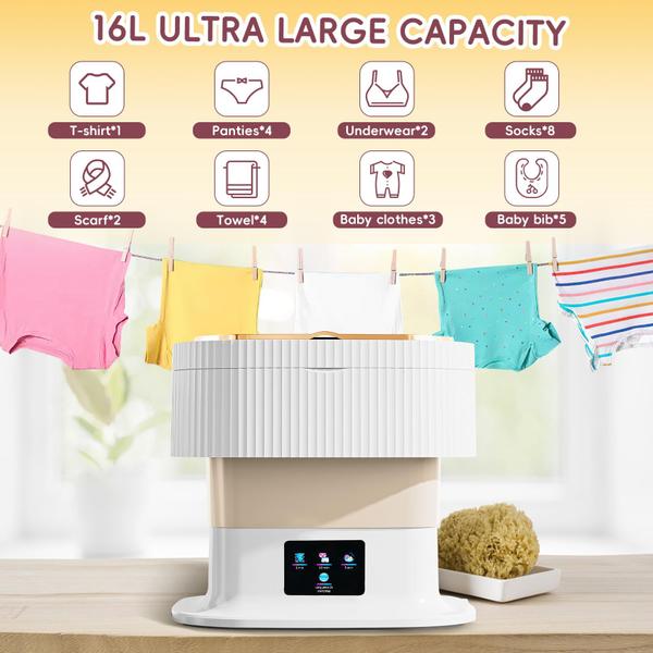 Imagem de Máquina de lavar portátil Foleto Mini Washer 16L de capacidade