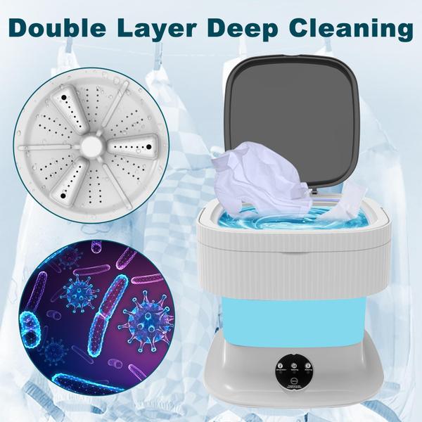 Imagem de Máquina de lavar portátil kwiwis 15L Dobrável Mini Washer