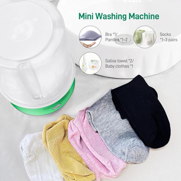 Imagem de Máquina de lavar portátil SUNHAIXIA Mini Washer Green