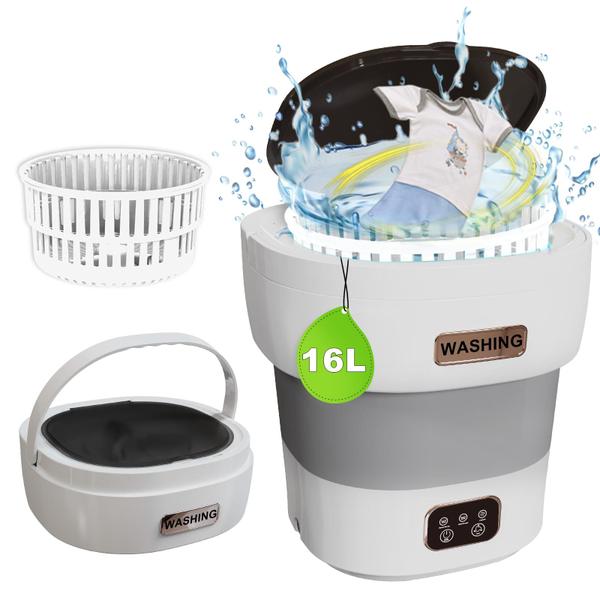 Imagem de Máquina de lavar portátil suwui 16L Mini Washer Grey