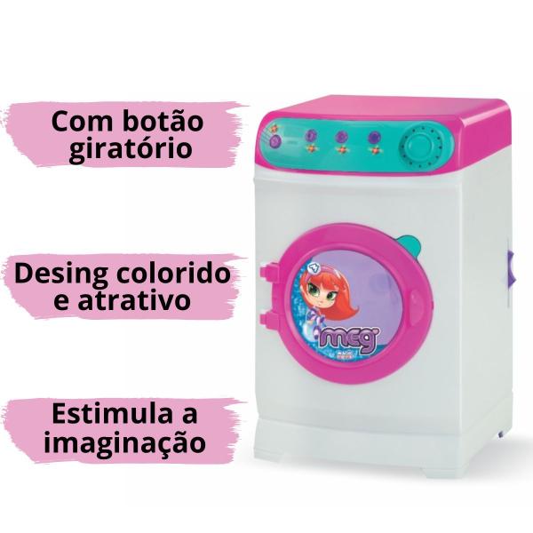 Imagem de Máquina de Lavar Roupa Brinquedo Infantil Magic Toys