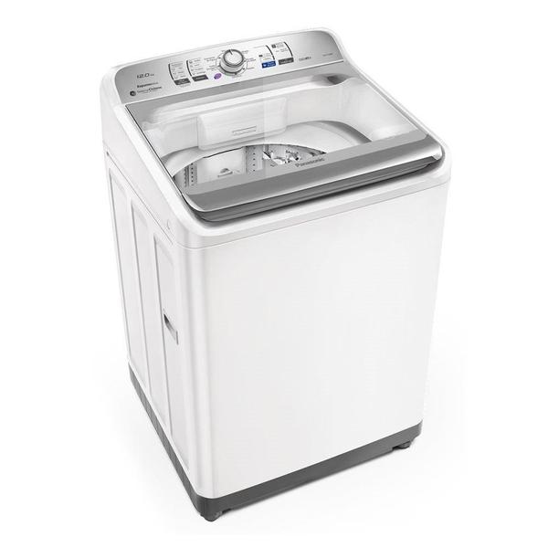 Imagem de Máquina de Lavar Roupas 12Kg, Panasonic, NA-F120B1WB, Cesto Inox, Branca