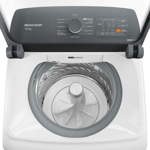 Imagem de Máquina de Lavar Roupas 15 Kg Brastemp BWF15  12 Programas, Ciclo Tira Manchas Advanced, Branco