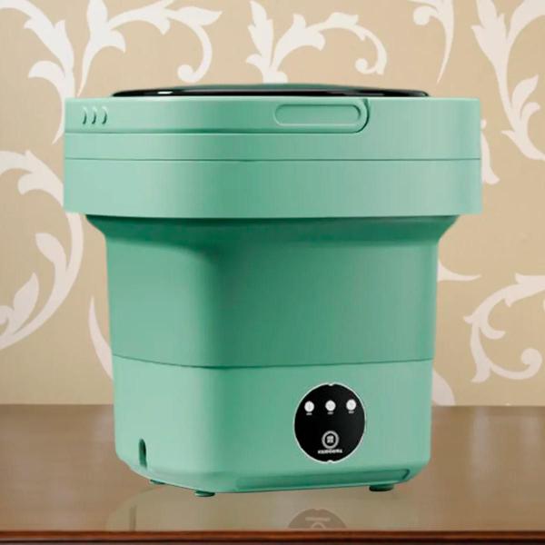 Máquina de Lavar Roupas Mini Eficiente e Portátil 6,5L - LAURUS Imagem de Máquina de Lavar Roupas Mini Eficiente e Portátil 6,5L
