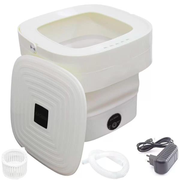 Máquina de Lavar Roupas Mini Eficiente e Portátil 6,5L - LAURUS Imagem de Máquina de Lavar Roupas Mini Eficiente e Portátil 6,5L