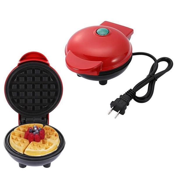 Máquina de Mini Waffle Elétrica Antiaderente 110v - Hyllis Imagem de Máquina de Mini Waffle Elétrica Antiaderente 110v