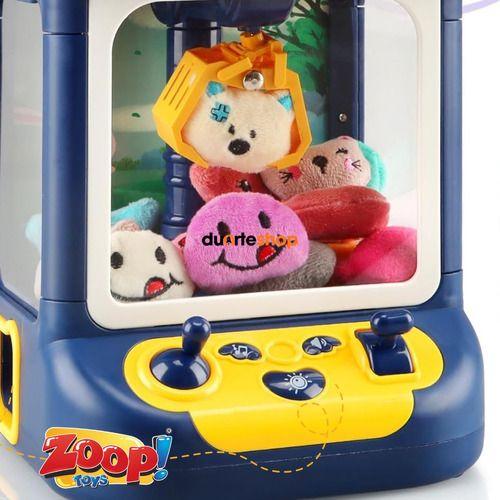 Imagem de Maquina De Pegar Bichinhos Pelúcia Garra 20 Pçs Zoop Toys