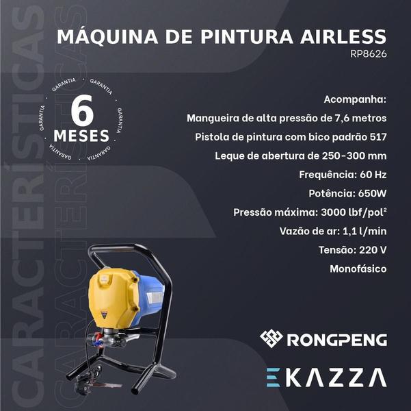 Imagem de Máquina De Pintura Airless Rp8626 - Rongpeng