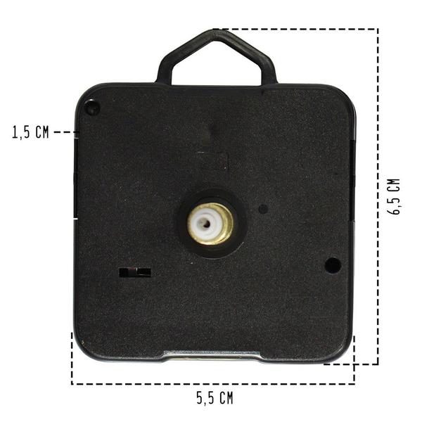 Imagem de Maquina De Relógio 2 Tamanhos Com Ponteiro E Número 10 Peças