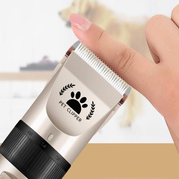 Imagem de Máquina De Tosa Bateria Profissional Recarregável Cães Gatos Pet Dog Hair Clipper