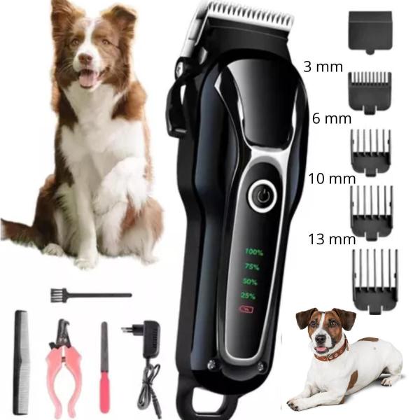 Imagem de Máquina de Tosa Kemei KM-1991  Para Pets, Cortador de Pelo Silencioso e Recarregável