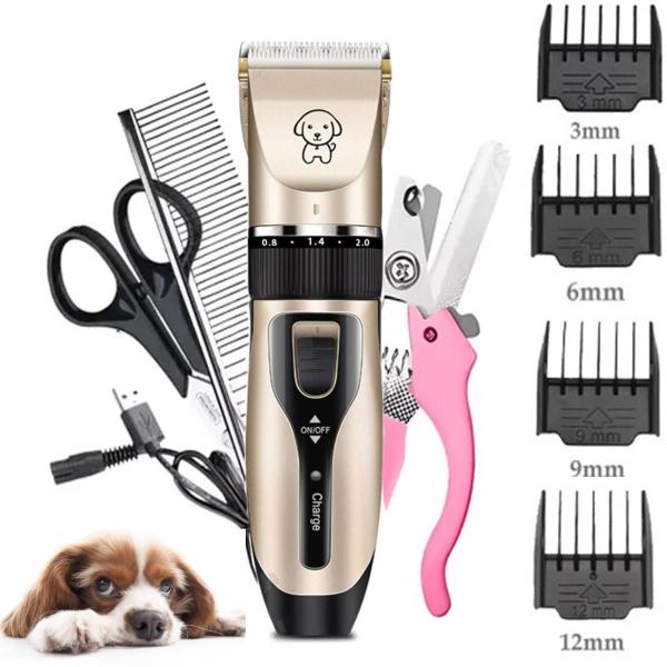 Imagem de Máquina de Tosa Profissional Elétrica para Pets  Cortador de Pelo Premium