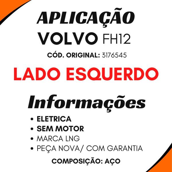 Imagem de Máquina De Vidro Eletrica Esquerda (SEM Motor)  Fh 12