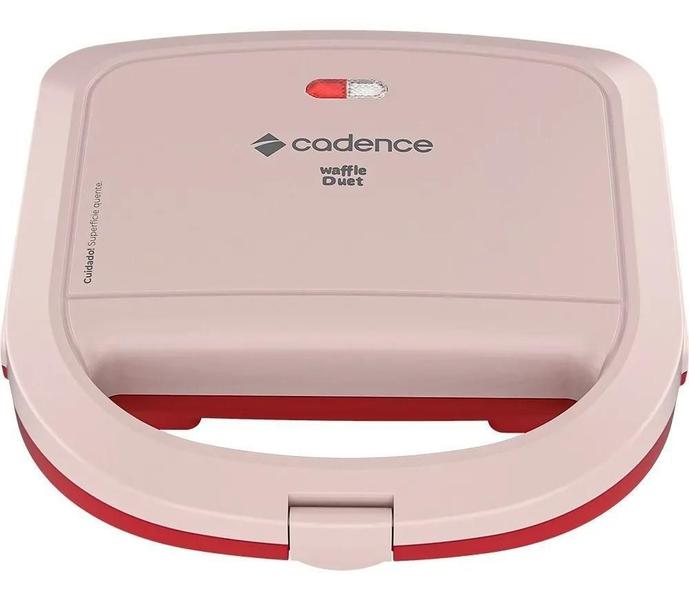 Imagem de Maquina De Waffle Cadence Maker Rosa 220V