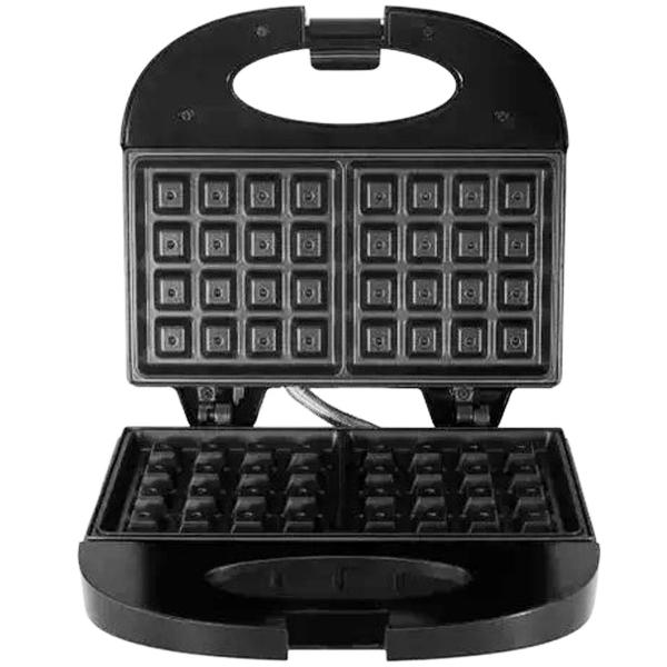 Máquina de Waffle Dupla Antiaderente Elétrica Omelete Pão de Queijo Aroma Preta Agratto Awaf01i Imagem de Máquina de Waffle Dupla Antiaderente Elétrica Omelete Pão de Queijo Aroma Preta Agratto Awaf01i