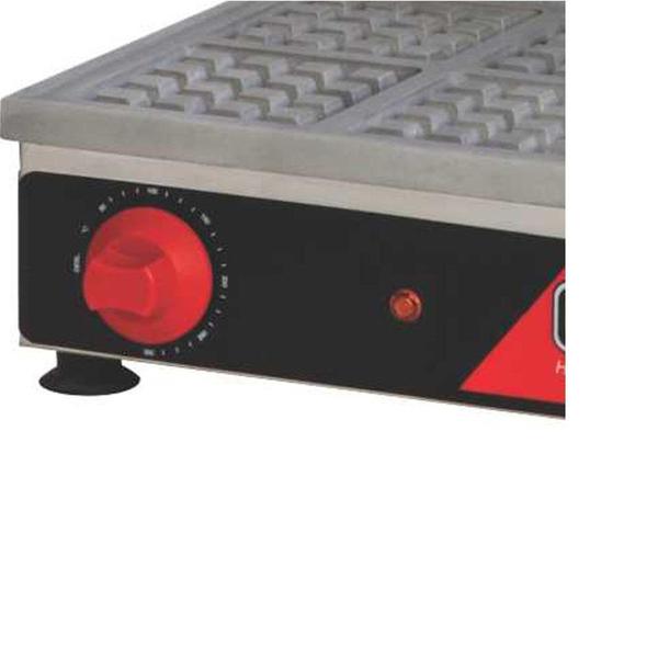 Máquina de Waffle Elétrica Croydon Quadrada Dupla MWQD Imagem de Máquina de Waffle Elétrica Croydon Quadrada Dupla MWQD