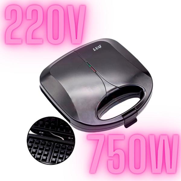 Imagem de Maquina de Waffle Luo Pratic 750W  220V