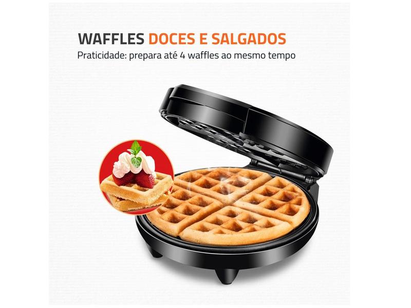 Imagem de Máquina de Waffle Mondial Pratic GW-01 1200W