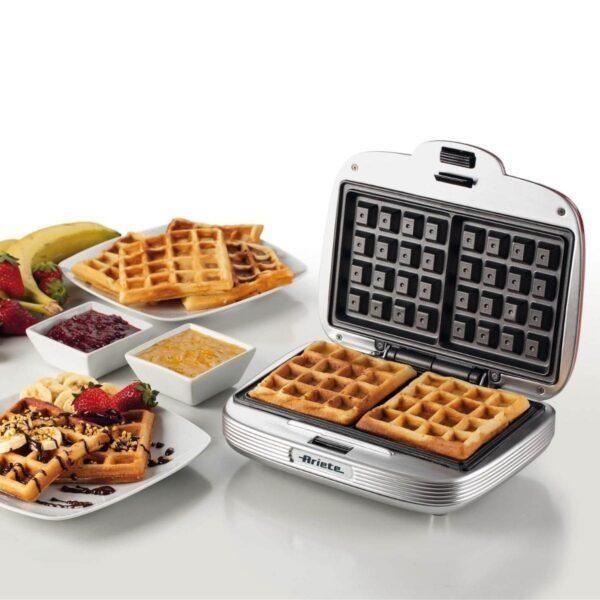 Máquina De Waffle Retrô 1973 Party Time 700W - Ariete Imagem de Máquina De Waffle Retrô 1973 Party Time 700W