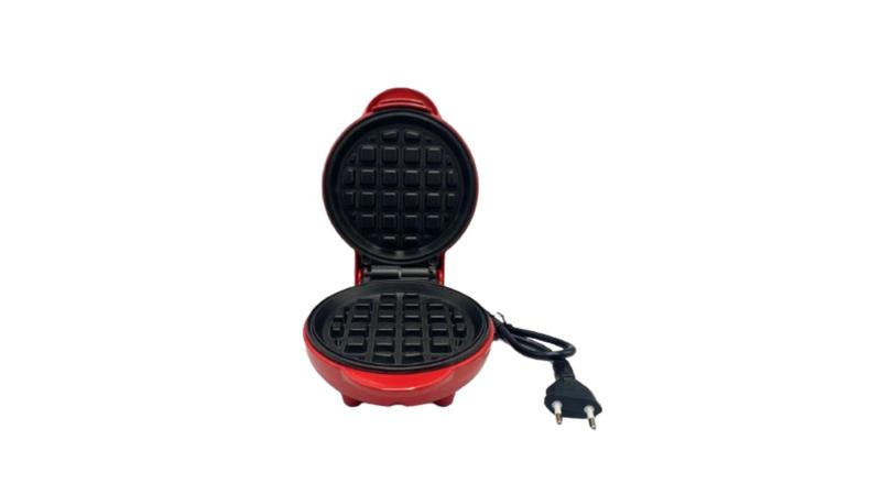 Imagem de Maquina De Waffle Vermelha Sokany Waffle Tradicional Pratica