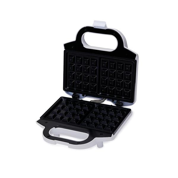 Máquina de waffles Amazon Basics, branca, antiaderente de 2 fatias, 700 W Imagem de Máquina de waffles Amazon Basics, branca, antiaderente de 2 fatias, 700 W