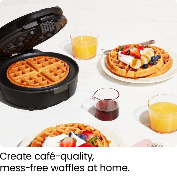 Imagem de Máquina de waffles Chefman Anti-Overflow em aço inoxidável 700W