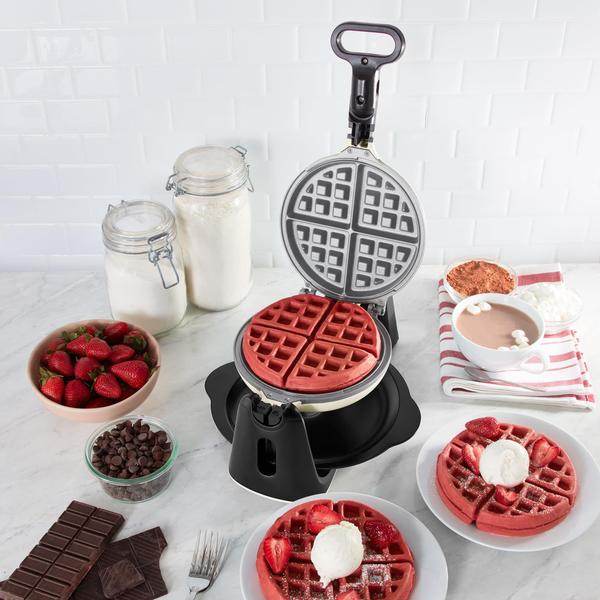 Imagem de Máquina de waffles DASH Flip Belgian Waffle Maker com revestimento cerâmico