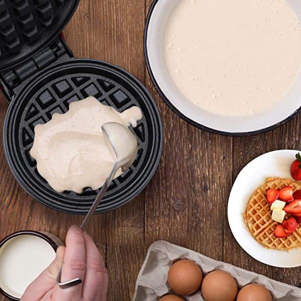 Imagem de Máquina de Waffles Elétrica Mini para Café da Manhã com  Acessórios Extra  Atributos