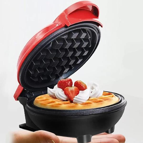 Máquina De Waffles Portátil Elétrica Automática 110v - QG DOS PRODUTOS Imagem de Máquina De Waffles Portátil Elétrica Automática 110v - QG DOS PRODUTOS