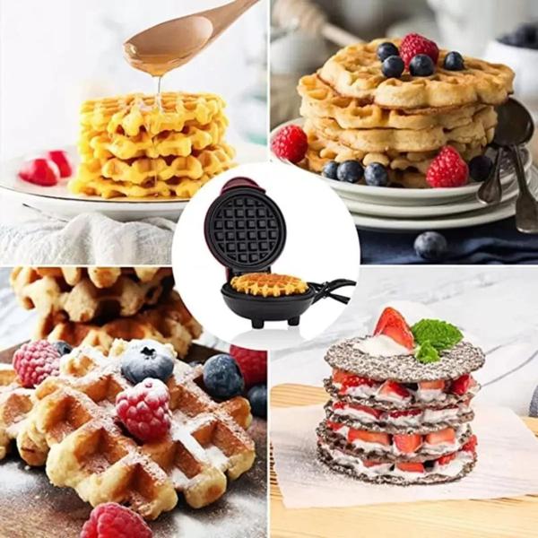 Máquina De Waffles Portátil Elétrica Automática 110v - QG DOS PRODUTOS Imagem de Máquina De Waffles Portátil Elétrica Automática 110v - QG DOS PRODUTOS