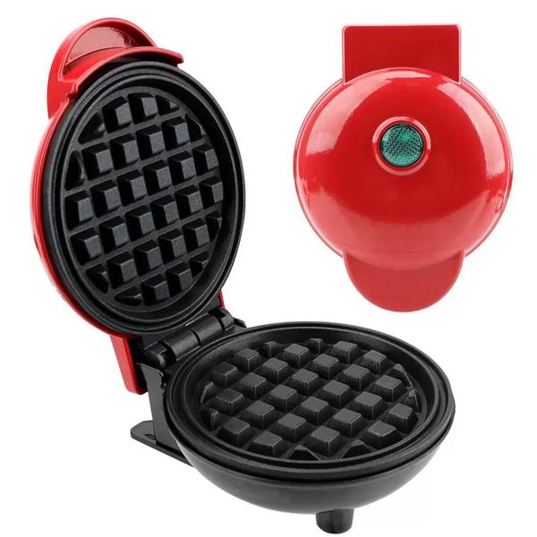 Máquina De Waffles Portátil Elétrica Automática 110v - QG DOS PRODUTOS Imagem de Máquina De Waffles Portátil Elétrica Automática 110v - QG DOS PRODUTOS