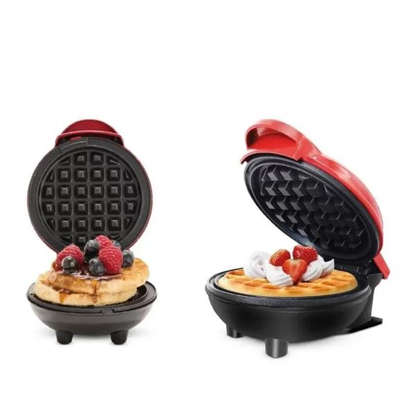 Imagem de Máquina De Waffles Portátil Elétrica Automática 110v - QG DOS PRODUTOS