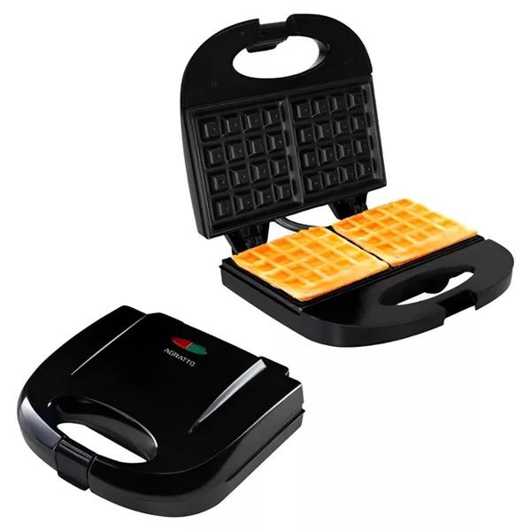 Maquina De Waffles Profissional Aroma Agratto 750 Watts AWAF01I 01 127V Imagem de Maquina De Waffles Profissional Aroma Agratto 750 Watts AWAF01I 01 127V