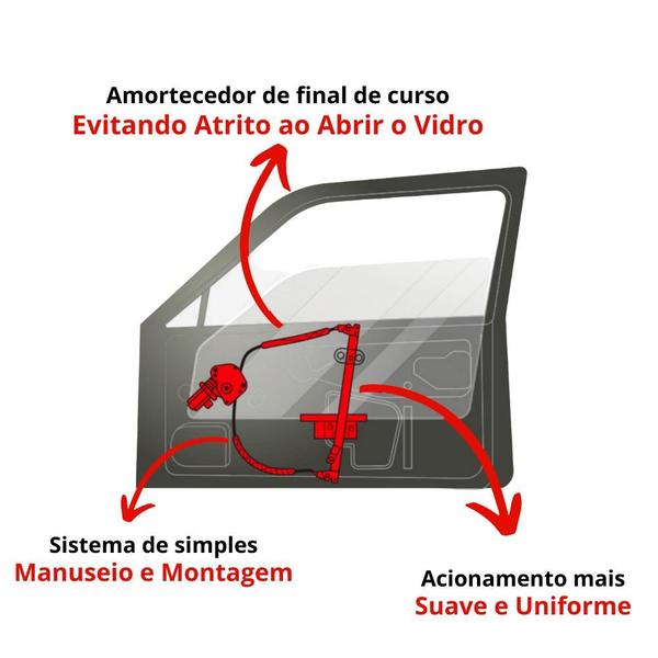 Imagem de Maquina Do Vidro Elétrico Direito Voyage Gol 2016 2017 2019