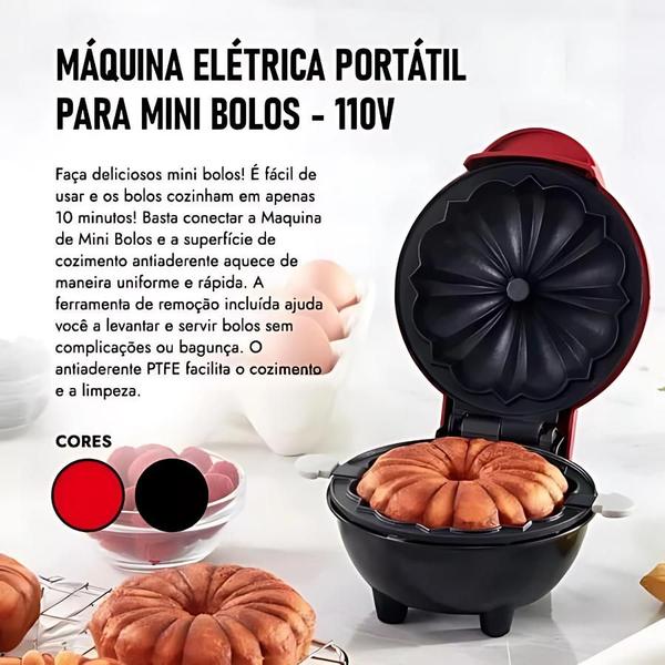 Imagem de Máquina Elétrica de Assar Bolos Portátil com Nota Fiscal 110v