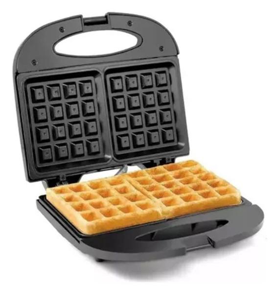 Imagem de Máquina Elétrica De Waffle Panela de Waffles Portátil Grill Assadeira Anti Aderente Donuts 110v