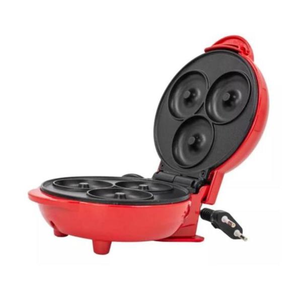 Máquina Elétrica Para Fer Donuts 3 Furos Antiaderente 220V - Sweet Home Imagem de Máquina Elétrica Para Fer Donuts 3 Furos Antiaderente 220V