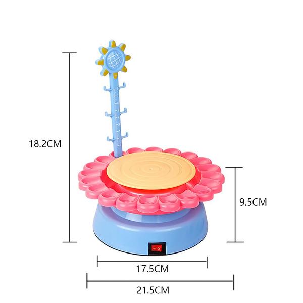 Imagem de Máquina elétrica Pottery Wheel Wokex Sunflower No-Bake Clay