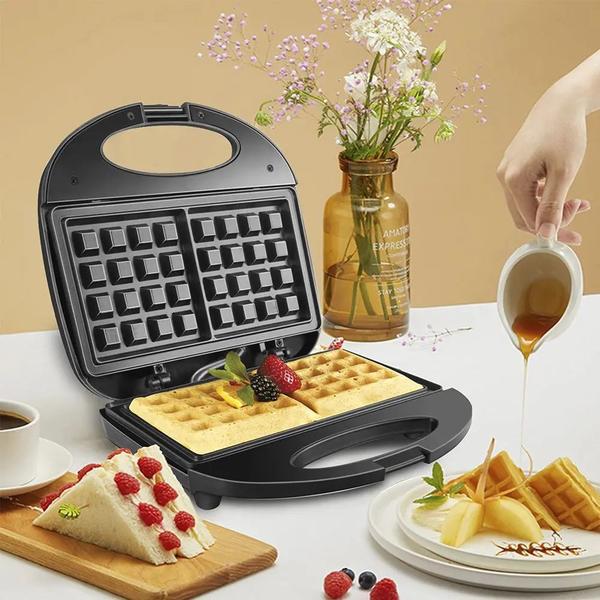 Imagem de Maquina Elétrica Waffle Gourmet Antiaderente 220 Volts