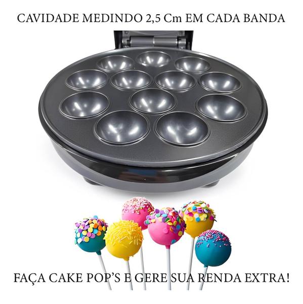 Imagem de Máquina fazer Mini bolo Pop Pirulito pão de queijo almondegas