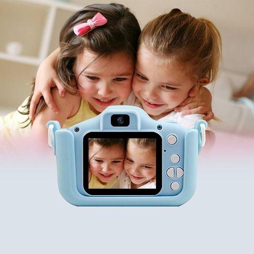 Imagem de Máquina Fotográfica Digital Infantil Sd Vídeos Hd Fotos Azul