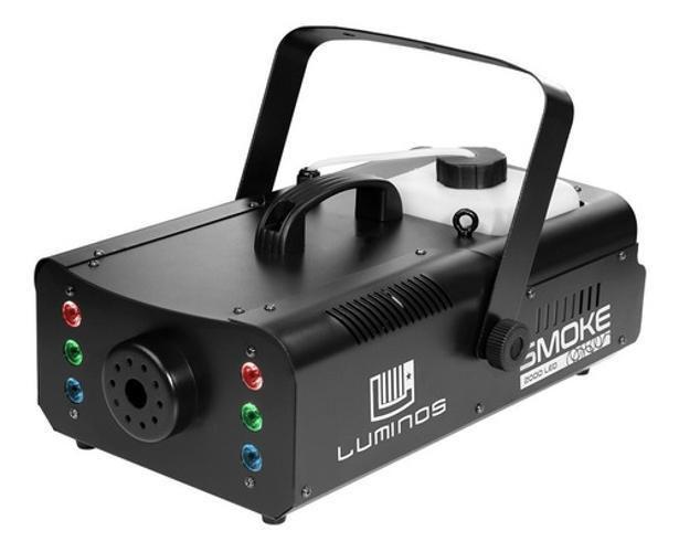 Imagem de Máquina Fumaça 2000W Led Rgb 2 Controles Festa Balada Dj