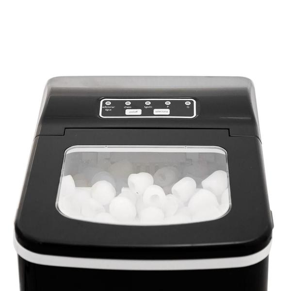 Máquina Gelo Polar - Ice Maker - Preto 15Kg Dia 220V - 220V - Polar Equipamentos Imagem de Máquina Gelo Polar - Ice Maker - Preto 15Kg Dia 220V - 220V
