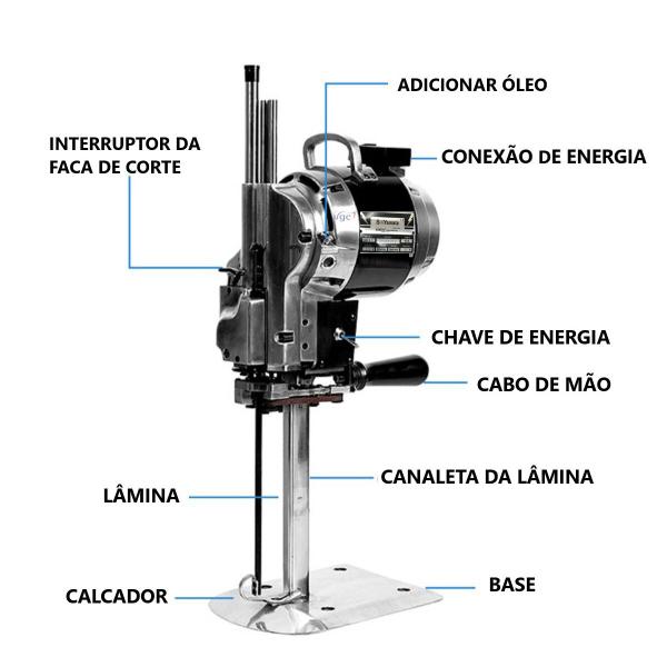 Imagem de Máquina Industrial De Corte Faca 750w Yamata CZD