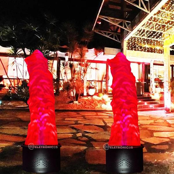 Imagem de Máquina LED Efeito Chama De Fogo Equipamento Iluminação Profissional  Palco Festa  Decoração 588491