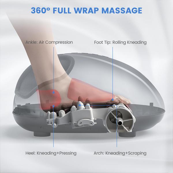 Imagem de Máquina massageadora de pés Breo Shiatsu Deep Tissue com calor