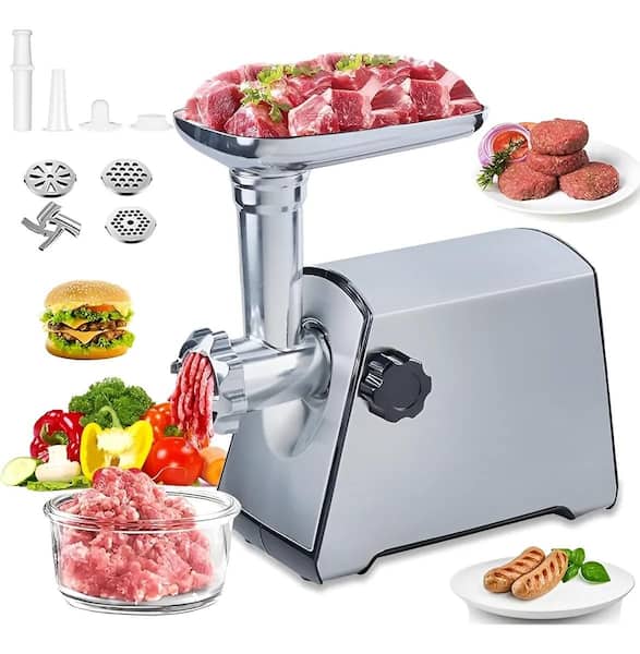 Maquina Moer Alho Moedor De Carne Linguiça Elétrico 3000w - Point Mix Maquina Moer Alho Moedor De Carne Linguiça Elétrico 3000w - Point Mix